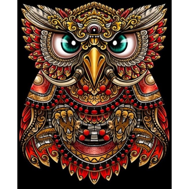 Original LAYANGAN BURUNG HANTU PRINT/ LAYANGAN CELEPUK/ LAYANGAN OWL