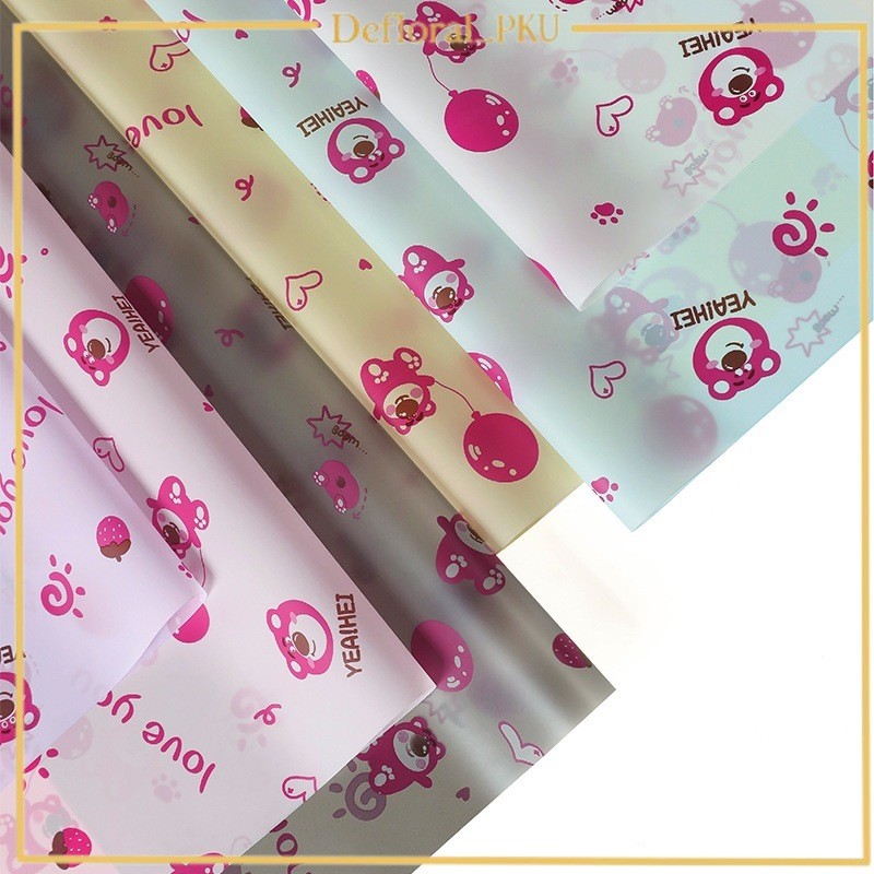 

Kertas Kado Motif Flower Wrapping Cellophane Kertas Buket Bunga Hand Bouquet KB84
