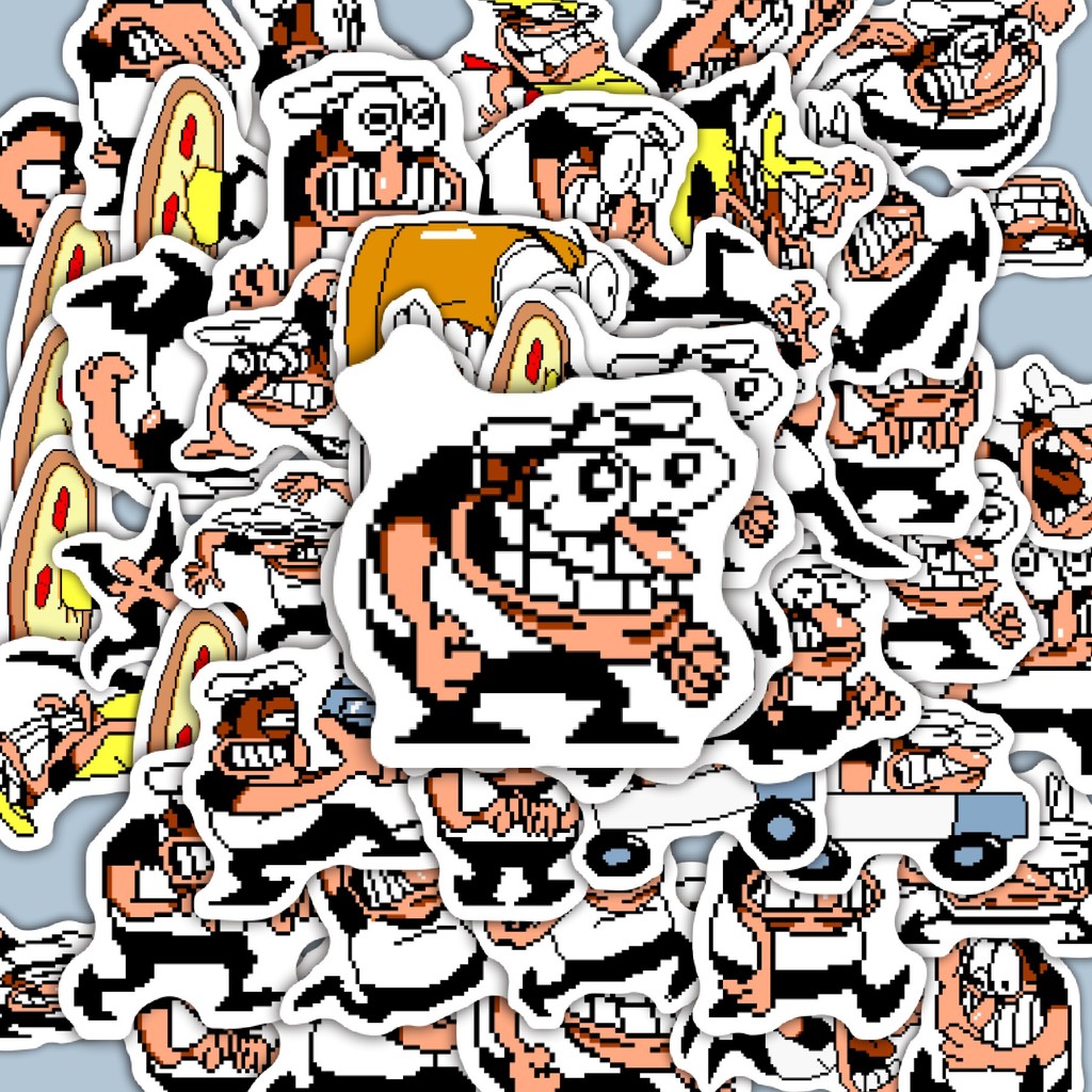 

100PCS Lucu Stiker Pizza T Pepi V10 Stiker Aesthetic Stiker Anti Air Stikers Berperekat Waterproof sticker decal buat Motor Helm Buku Journal Koper Casing HP Laptop Botol Minum Hadiah anak