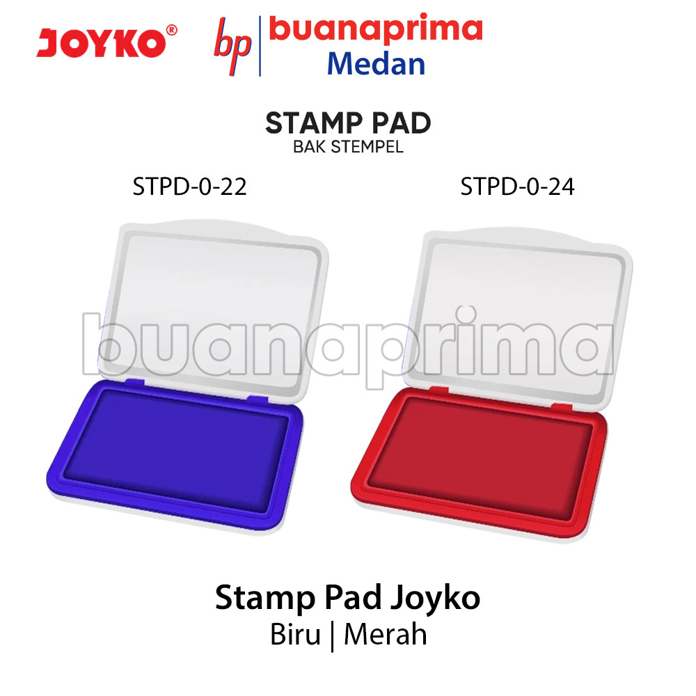 

Stamp Pad Joyko Merah Biru No 0 Sudah Termasuk Tinta STPD-0-22 24