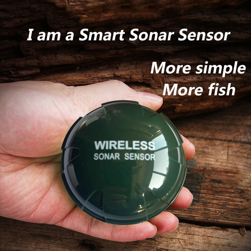 Portable Fish Finder Bluetooth Wireless Echo Sounder Sonar Sensor Depth Fishfinder for Lake Sea Fish