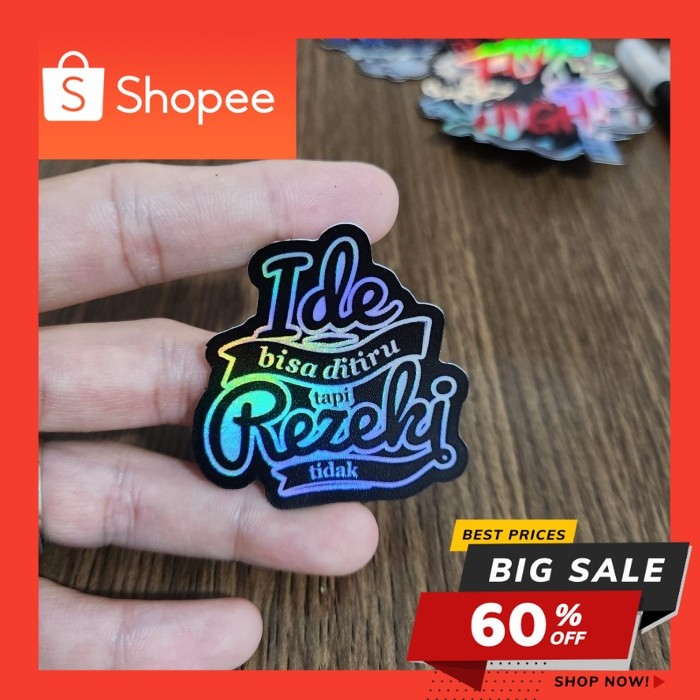 

Sticker Hologram Anime - PSH1270 - quotes - Ide Rezeki