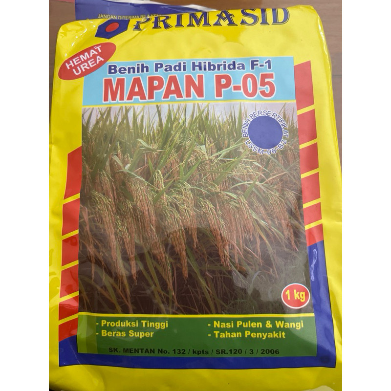 Benih Padi Mapan P-05 1Kg Exp bulan  07 2027