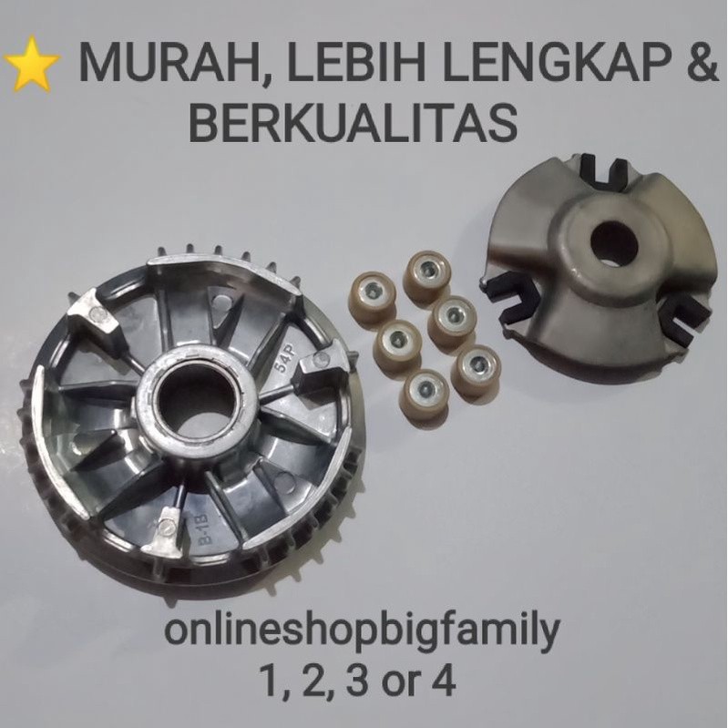 1SET RUMAH ROLLER KOMPLIT YAMAHA MIO J (54P) (0001)