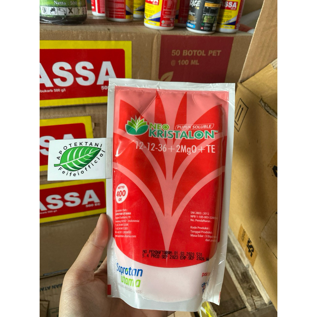 PUPUK NEO KRISTALON MERAH 400 GRAM
