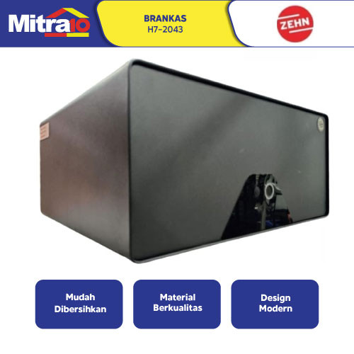 Brankas Aman Abu - Digital Lock, Keamanan Tinggi - Zehn