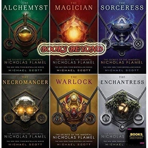 The Secrets of the Immortal Nicholas Flamel series by Michael Scott -Velvetstore