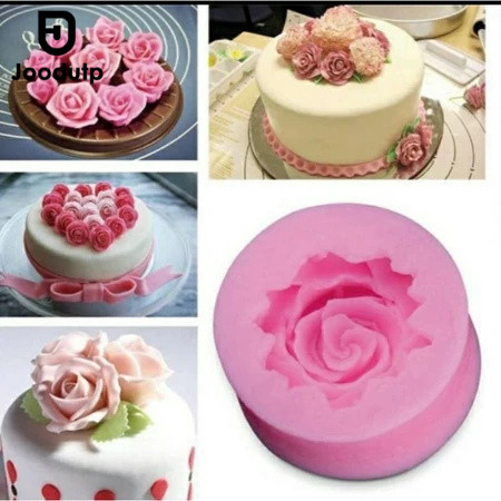 JOODUTP Cetakan Puding Mawar Cetakan Silikon Bunga Cetakan Mawar Kecil Untuk Puding
