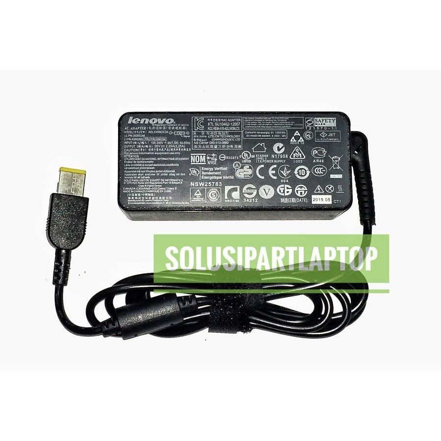 Adaptor Charger Laptop IBM Lenovo Thinkpad X240 X250 X260 ORIGINAL USB