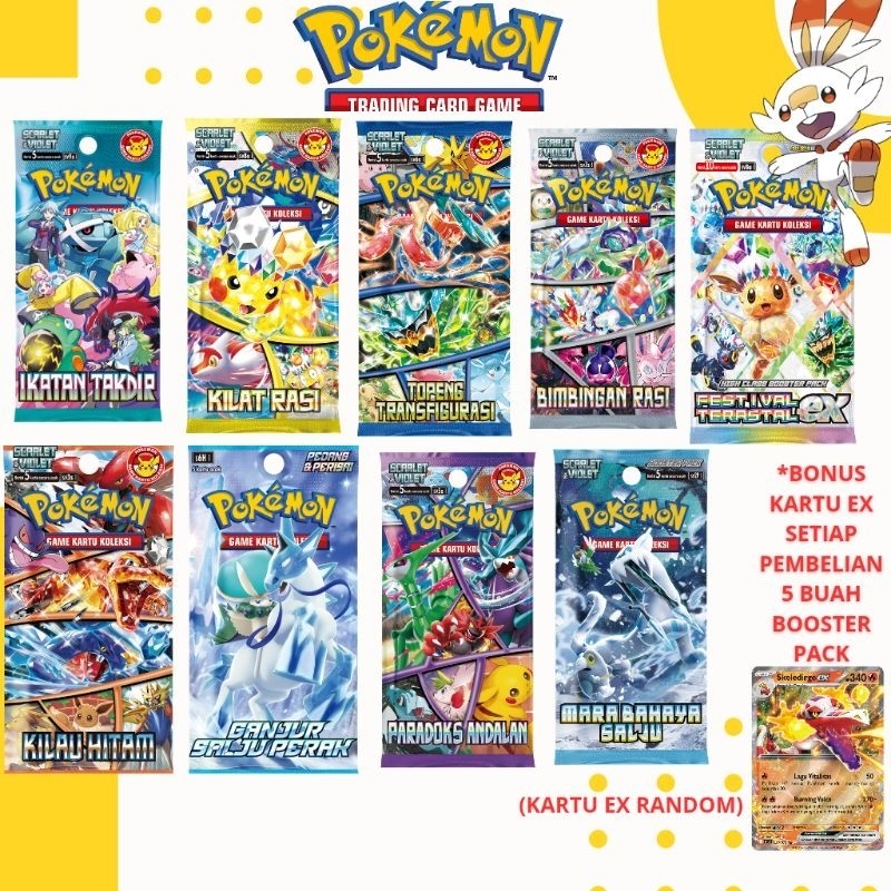 fi_trendy - Pokemon TCG Indonesia - Pokemon BOOSTER PACK Hantaman Triplet SV1A Pemicu Paradigma S12 