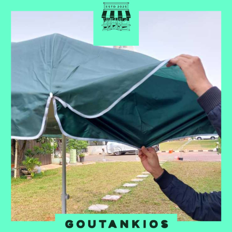 Payung Jualan Payung Pantai Warna Polos dan Pelangi Payung Event Merk LASIKA