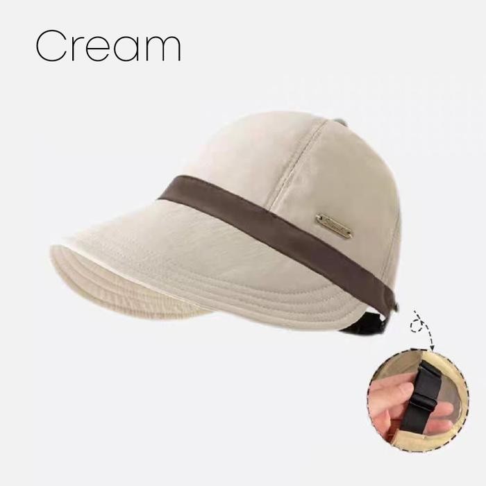 Trend Fashion Fremale~[ Mall] KZLY-Topi Wanita Korea Fashion Anti UV  Dengan Kait Masker Pelindung M