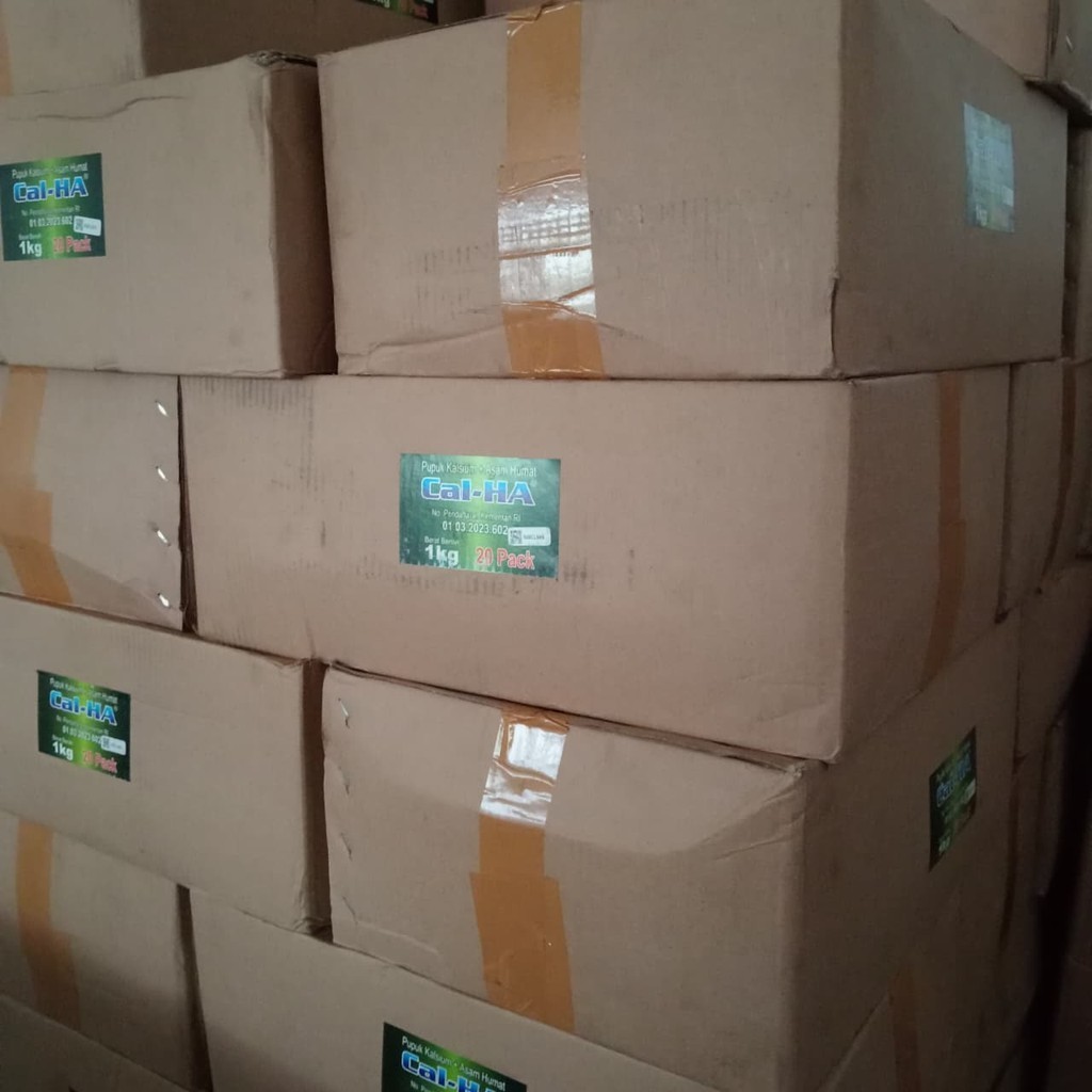 Pupuk Calha 1kg Calsium Asam Humat Original 1 Dus Isi 20 Hemat