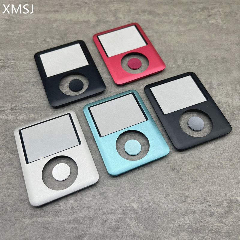 Red Black Grey Silver Light Blue Front Faceplate Case Cover Housing Button With Lens Window for iPod