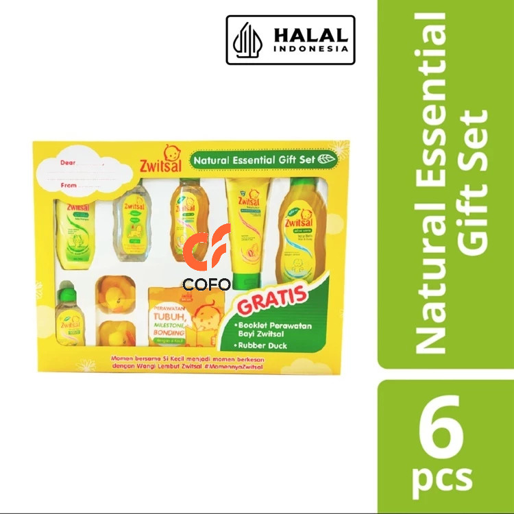 Zwitsal Essential Baby Gift Set Hampers Bayi Zwitsal Natural Paket Perlengkapan Bayi 1 Set