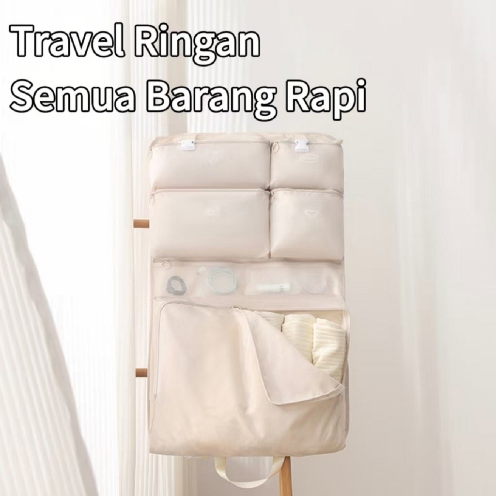 Tas Travel Organizer Lipat Serbaguna Penyimpanan Pakaian Barang Toiletries Praktis K1342