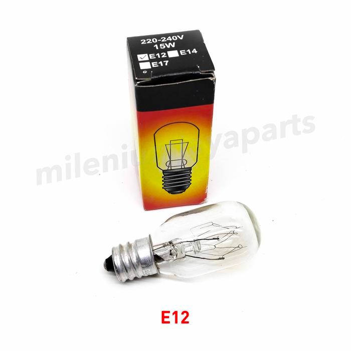 Lampu Kulkas / Freezer / Showcase / Refrigerator Lamp Bohlam Kecil