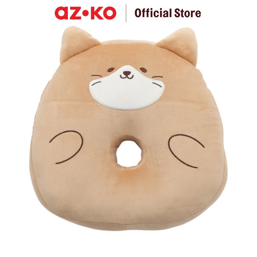 AZKO Forhom 30X32X15 cm Bantal Tidur Persian O - Cokelat Bantal Pijat Neck Pillow Massage Cushion Ba