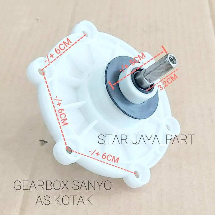Gearbox mesin cuci sanyo AQua