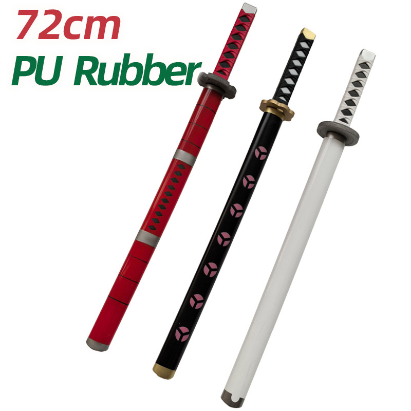 72cm Zoro Katana Samurai Sword Japan Anime Cosplay Katanas Trafalgar Law Kitetsu Shusui Wado lchimon