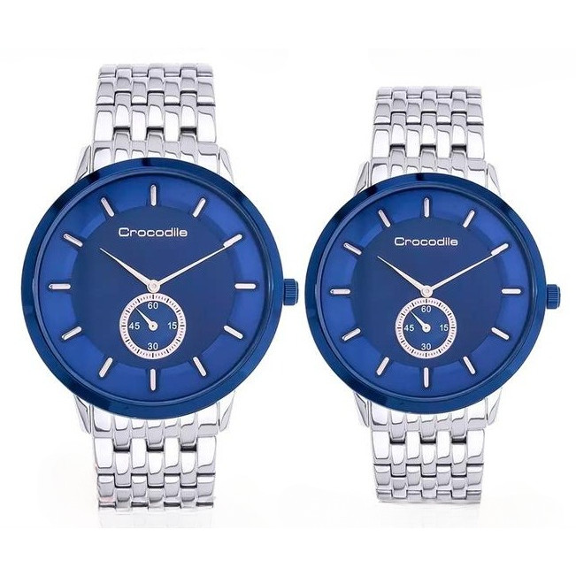 Promo Original Crocodile CF-024F11C CM-024F11C Jam Tangan Couple Analog  CM024 CF024 Garansi Resmi