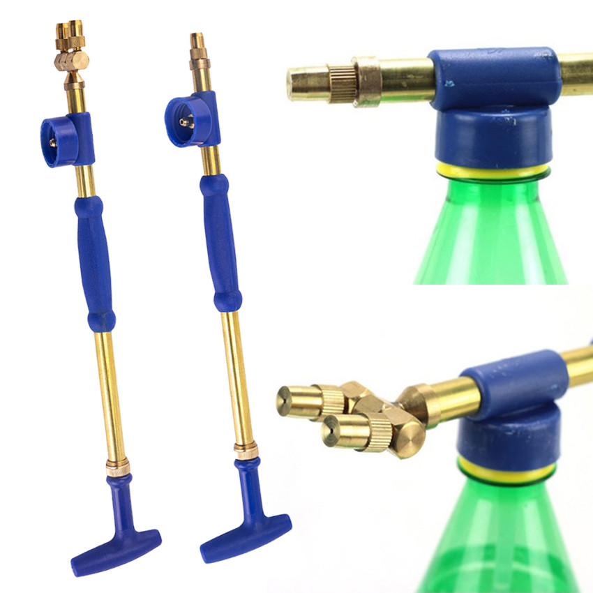 Alat Semprot 2 Nozle Kepala Kuningan Sprayer / Alat Semprot Tanaman Hand Pump Multifungsi / Kepala