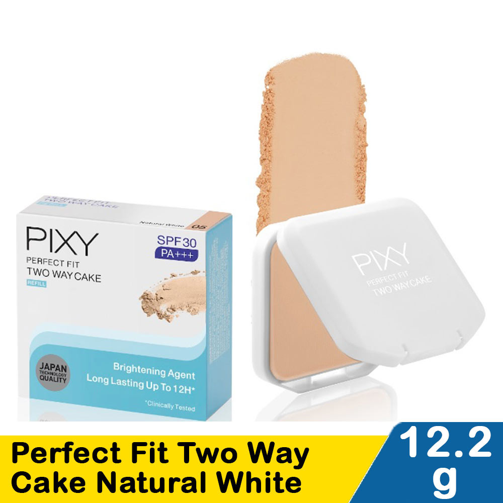 PIXY TWO WAY CAKE PERFECT FIT REF NATURAL WHITE 12.2g