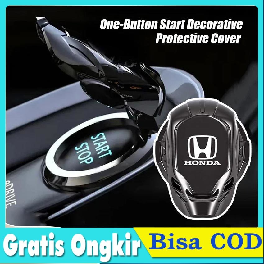 Cover Tombol Start Mobil Universal Honda - Cover Button Start Stop Engine Tutup Tombol Start Mobil P