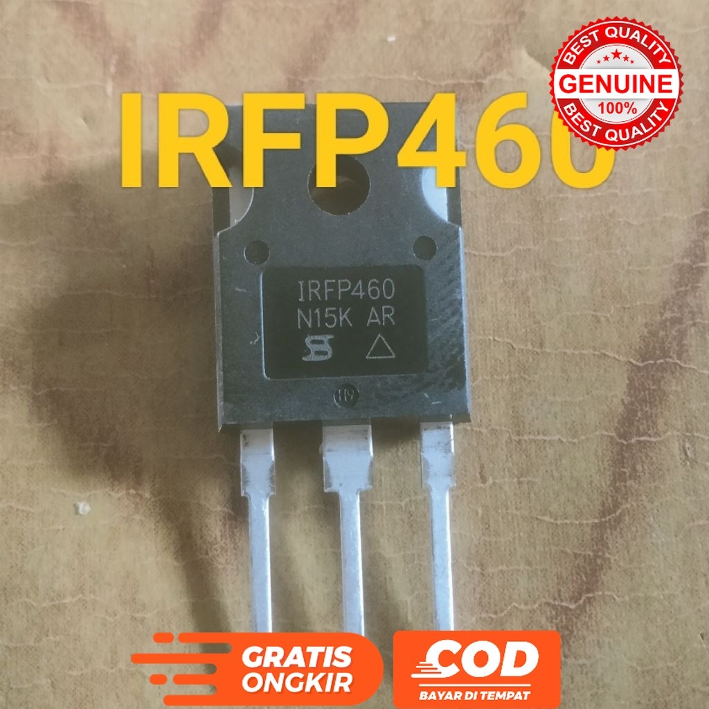 TRANSISTOR MOSFET IRFP460 IRFP 460 ASLI ORIGINAL KUALITAS BAGUS