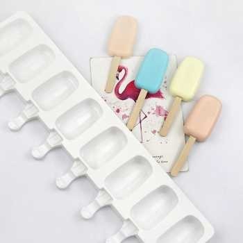 TD-DA Allforhome Cetakan Es Krim 8 Hole with Popsicle Sticks - JS282