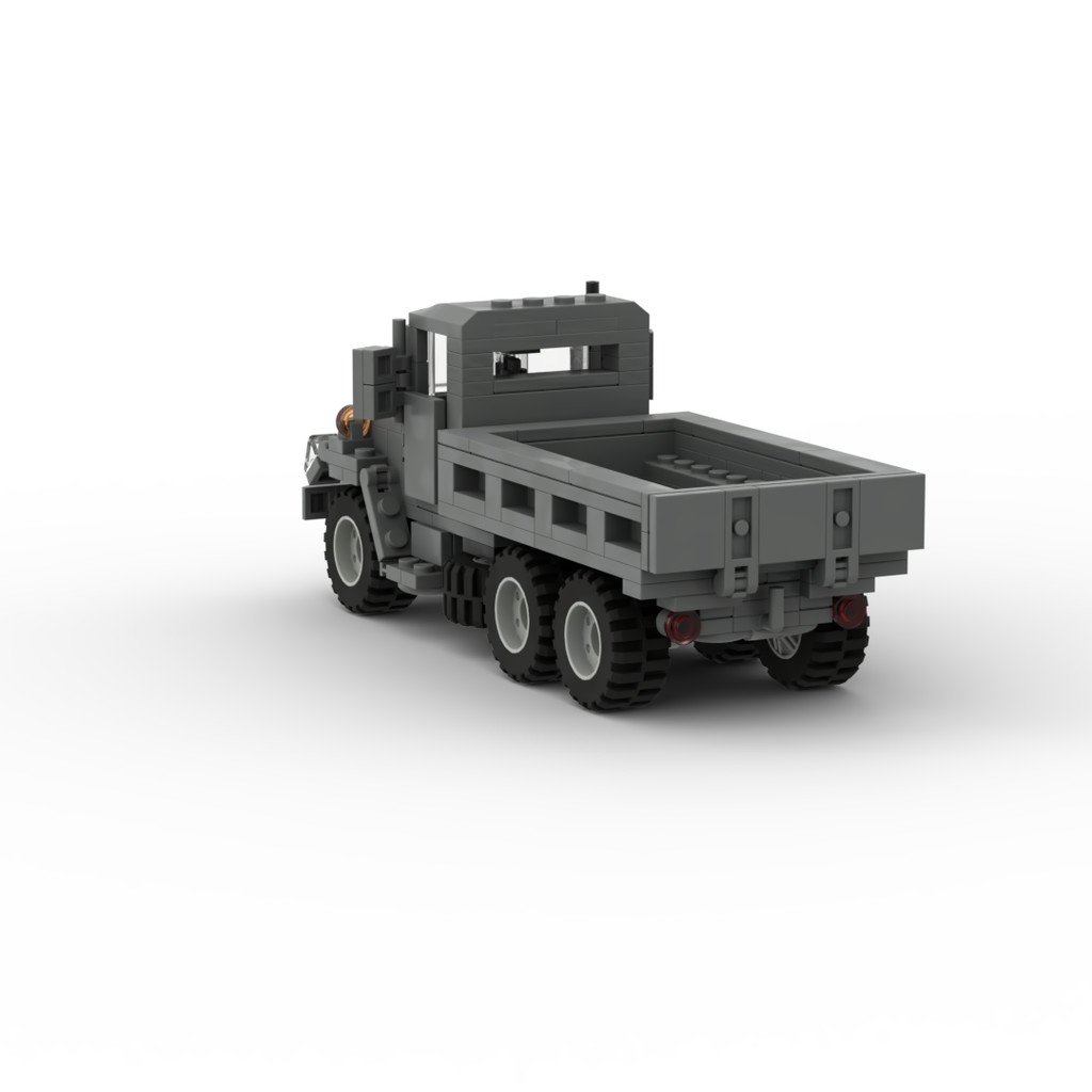 World War II US Military Truck M35 Transport Armored Vehicle MOC Buig Blocks Troop Truck ildren's Ca