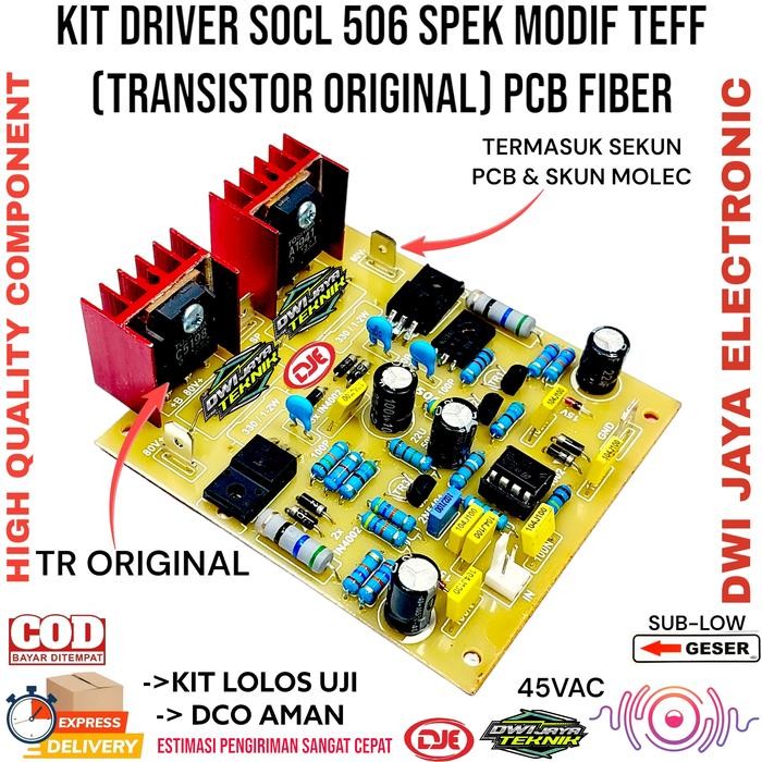 Kit Driver SOCL 506 PCB FIBER Modif Teff CVJA