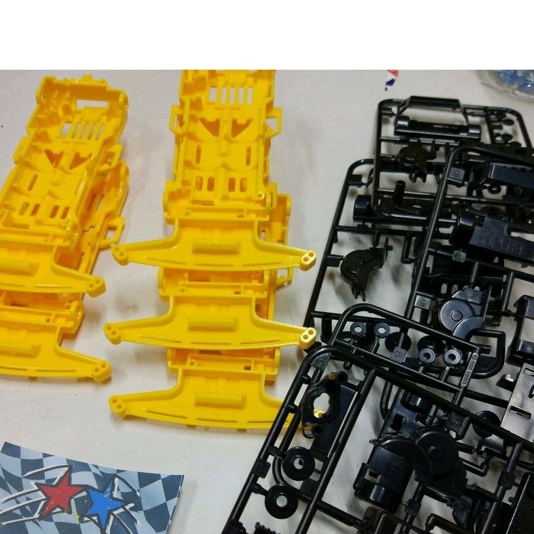 Super 1 Chassis , ABS Resin Chassis , Super-1 Chassis , Chassis Original Tamiya , Tamiya Mini 4wd