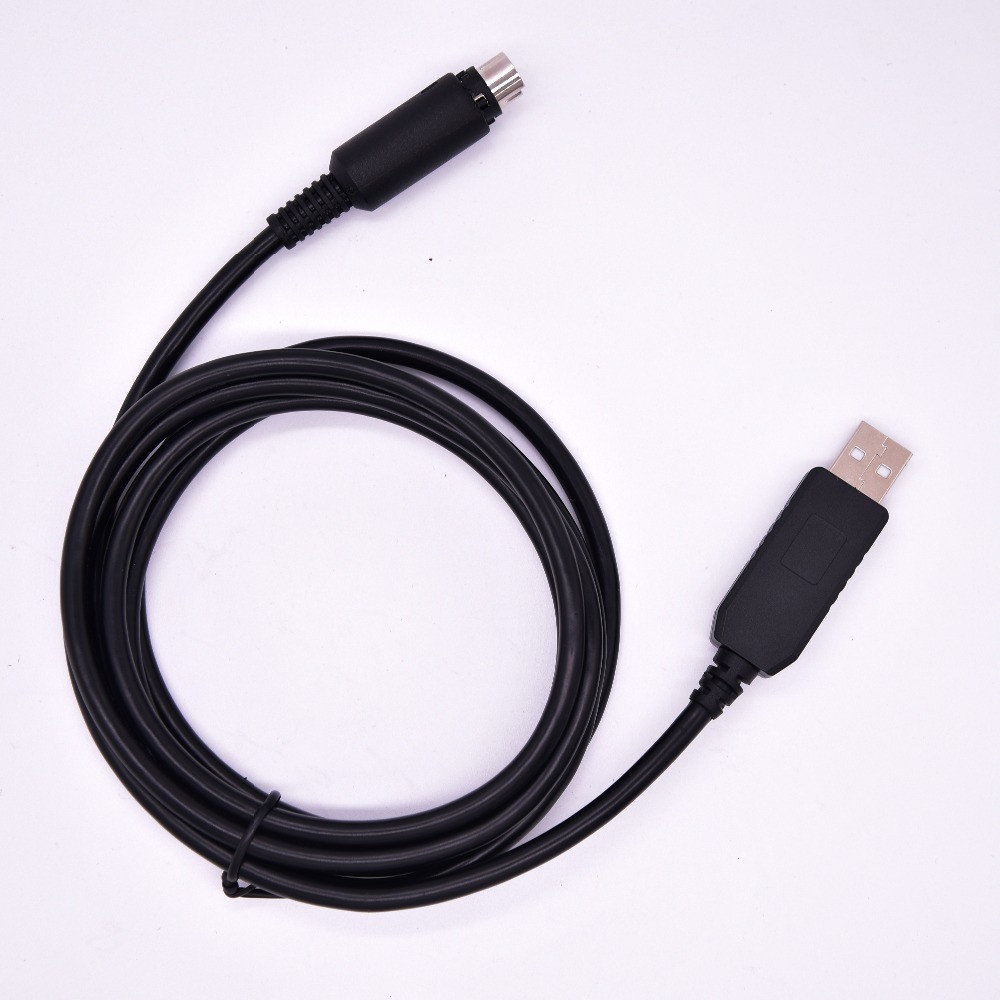 Yaesu CT-62 CAT Cable FTDI USB to 8 Pin Mini Din Male Serial Adapter for Yaesu FT-100 FT-100D FT-817