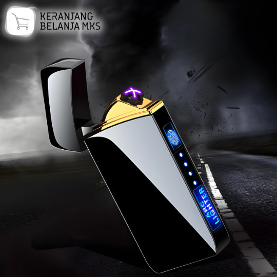 Korek Api Elektrik Plasma Pulse Arc Lighter LED