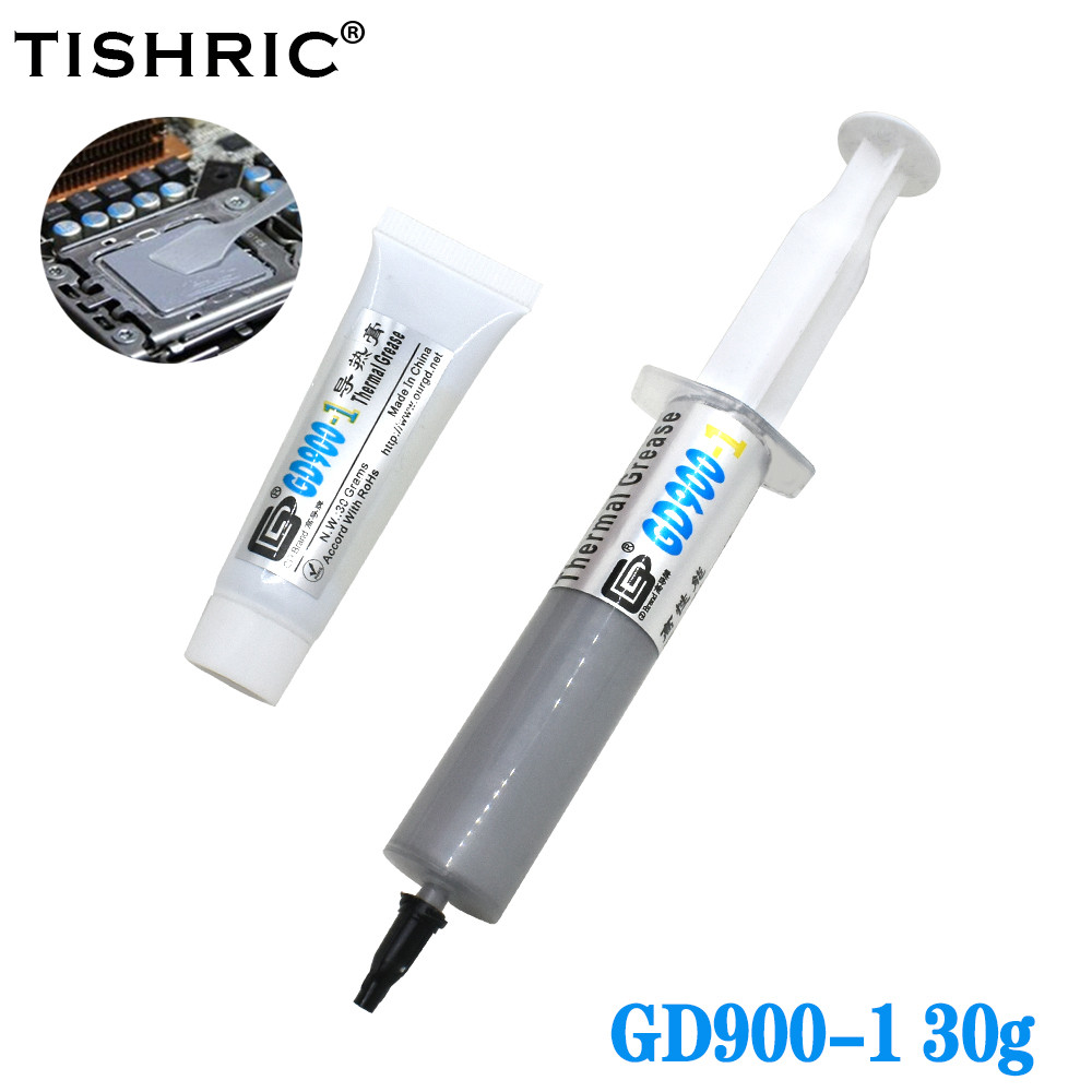 TISHRIC 30G GD900 1 Thermal Grease CPU Cooler Water Cooling Cooler Thermal Paste For CPU Heatsink Pl