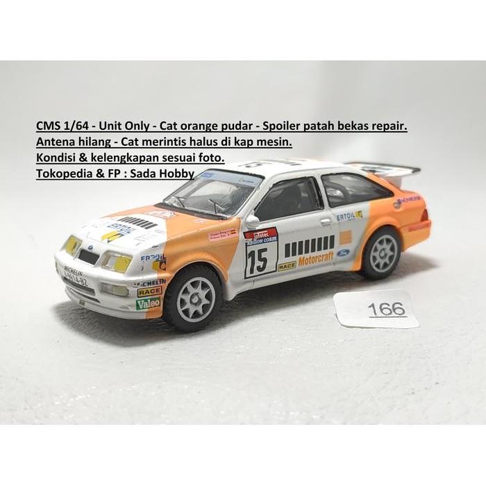 HW  CMS 1/64 Ford Sierra RS Cosworth 1987 Rally WRC Tour De Corse No 15 Unit Only JUNK