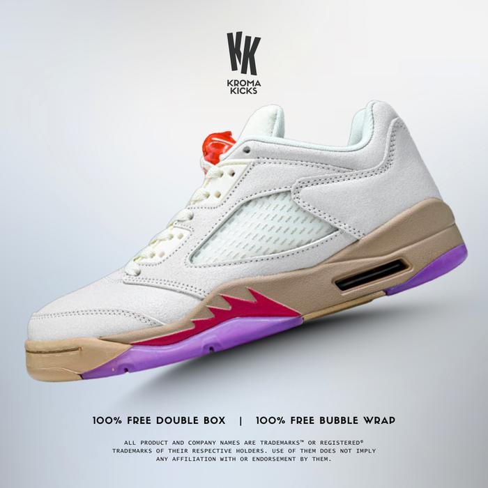 Jordan 5 Retro Low Peanut Butter & Jelly Sneaker Sepatu HJ5994-106 (Size 36-47.5)
