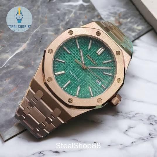 Seiko Royal Oak Green Gold NH35