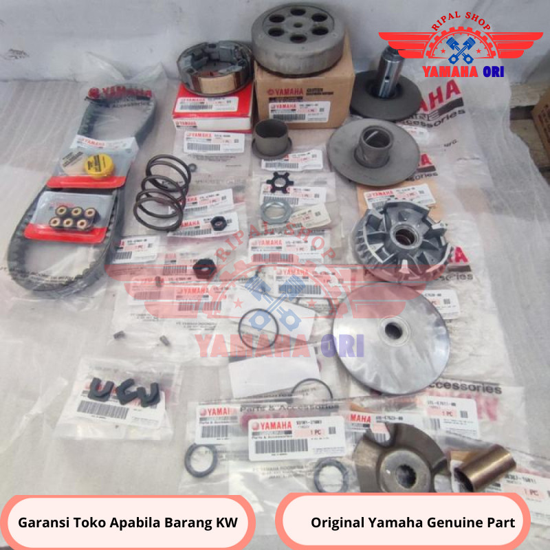 FULL SET ISIAN CVT MIO SPORTY SMILE SOUL FINO KARBU ORIGINAL YAMAHA