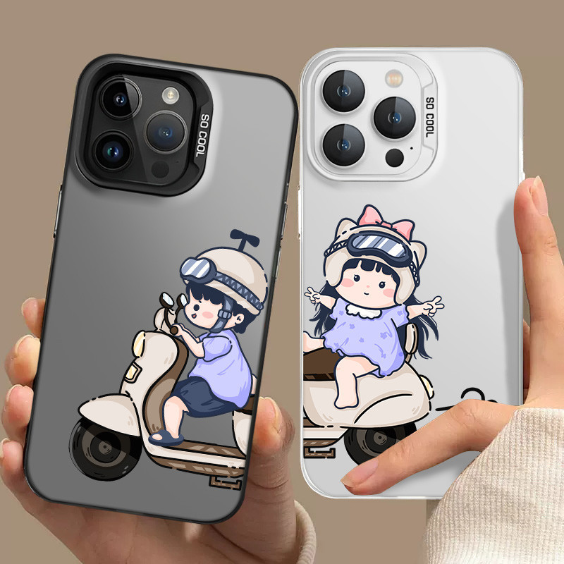[Suka-Suka]Case couple case all type Case Aesthetic Compatible For Iphone 16  11 14 12 15 13 Pro Max