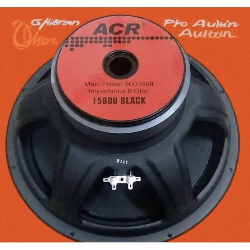 SPEAKER KOMPONEN ACR 15600 BLACK ORIGINAL 15 INCH 15600 BLACK TERBAIK