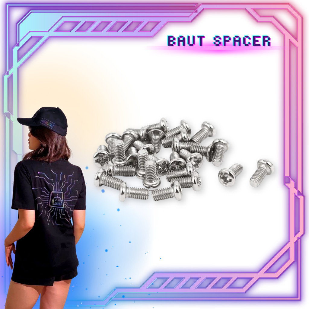 Baut Spacer - Spacer Bolt Metal - Digibot Official