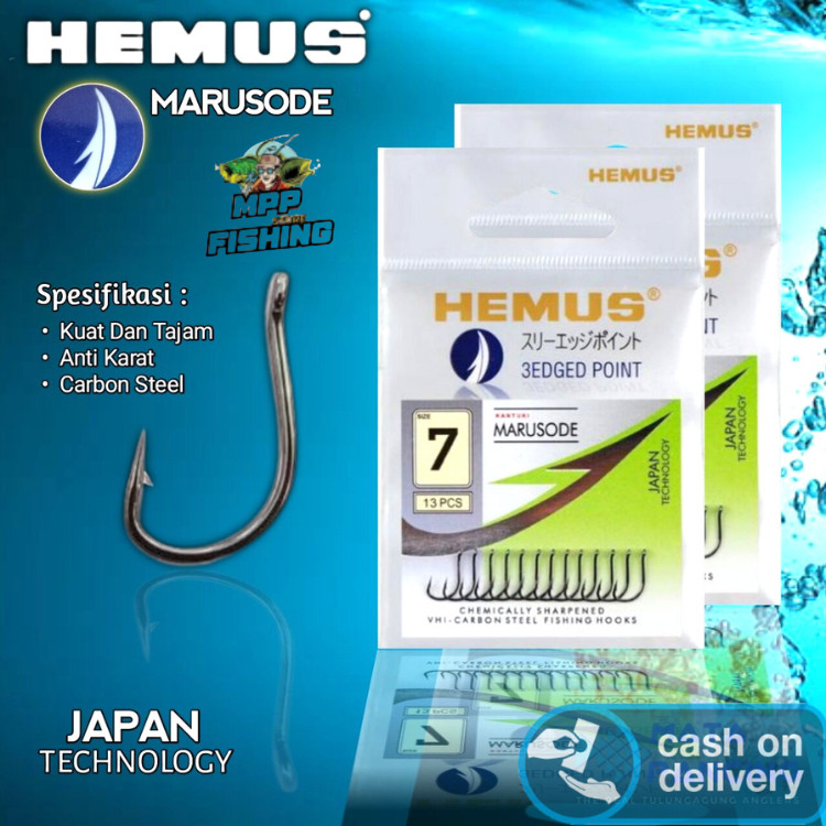 PROMO Kail Pancing Hemus MARUSODE Japan Quality / Mata Kail Kecil Cocok untuk ikan Mujair Nila Wader
