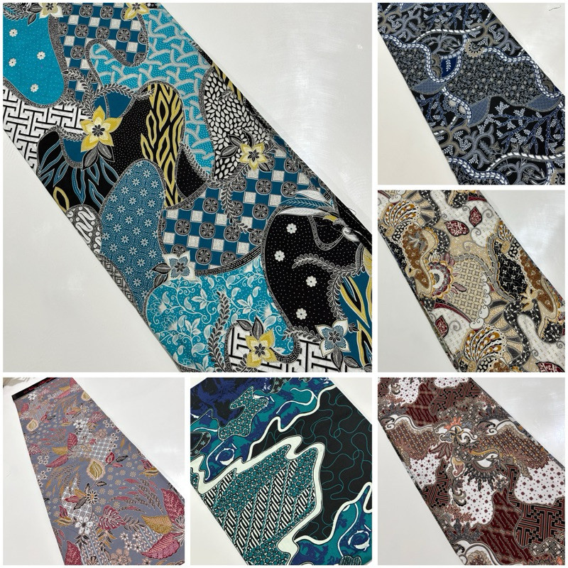 TERLARIS Kain Batik Katun Premium 01 (per 0.5M) Lebar 1.15M Bisa Seragam ,Gamis Bahan premium Kain B