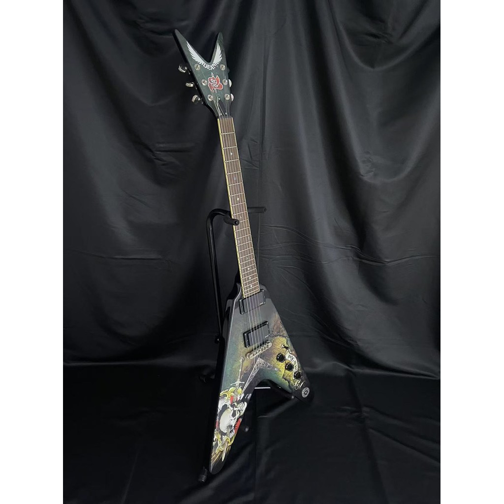 dean signature fling v electric guitar certified products not fake