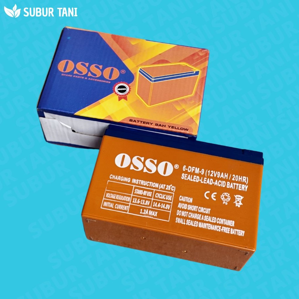 aki sprayer elektrik osso 12v 9ah original