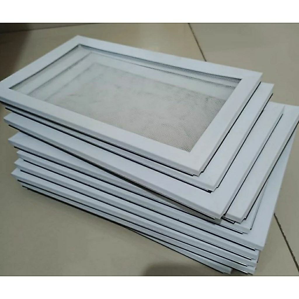kasa nyamuk kawat nyamuk jaring fiberglass frame karet dudukan list aliminium