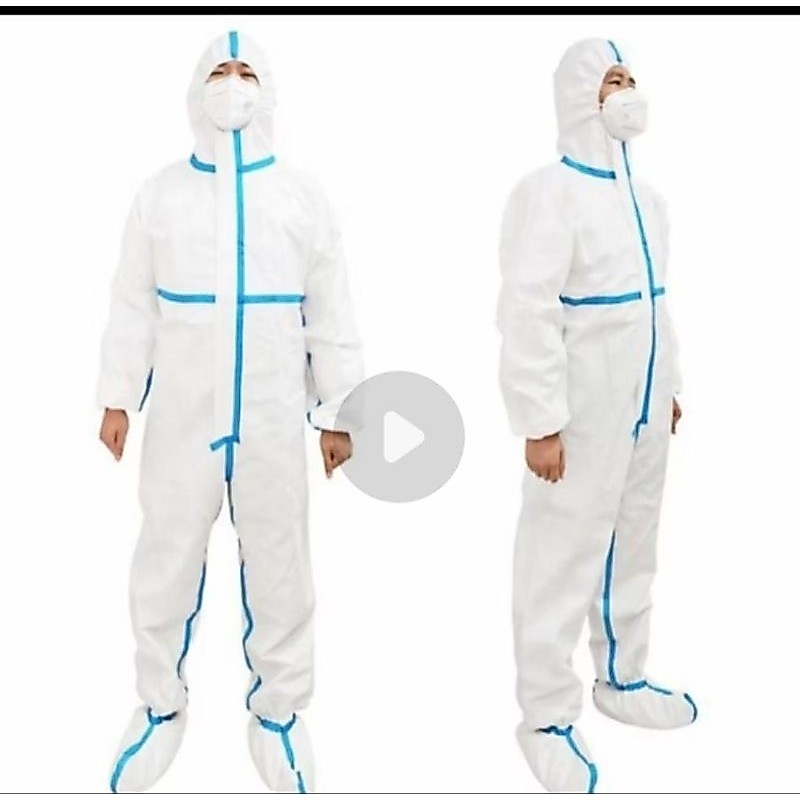 apd hazmat jas hujan baju full standar WHO anti virus bakteri jaket bengkel wepack kemenkes akd dokt