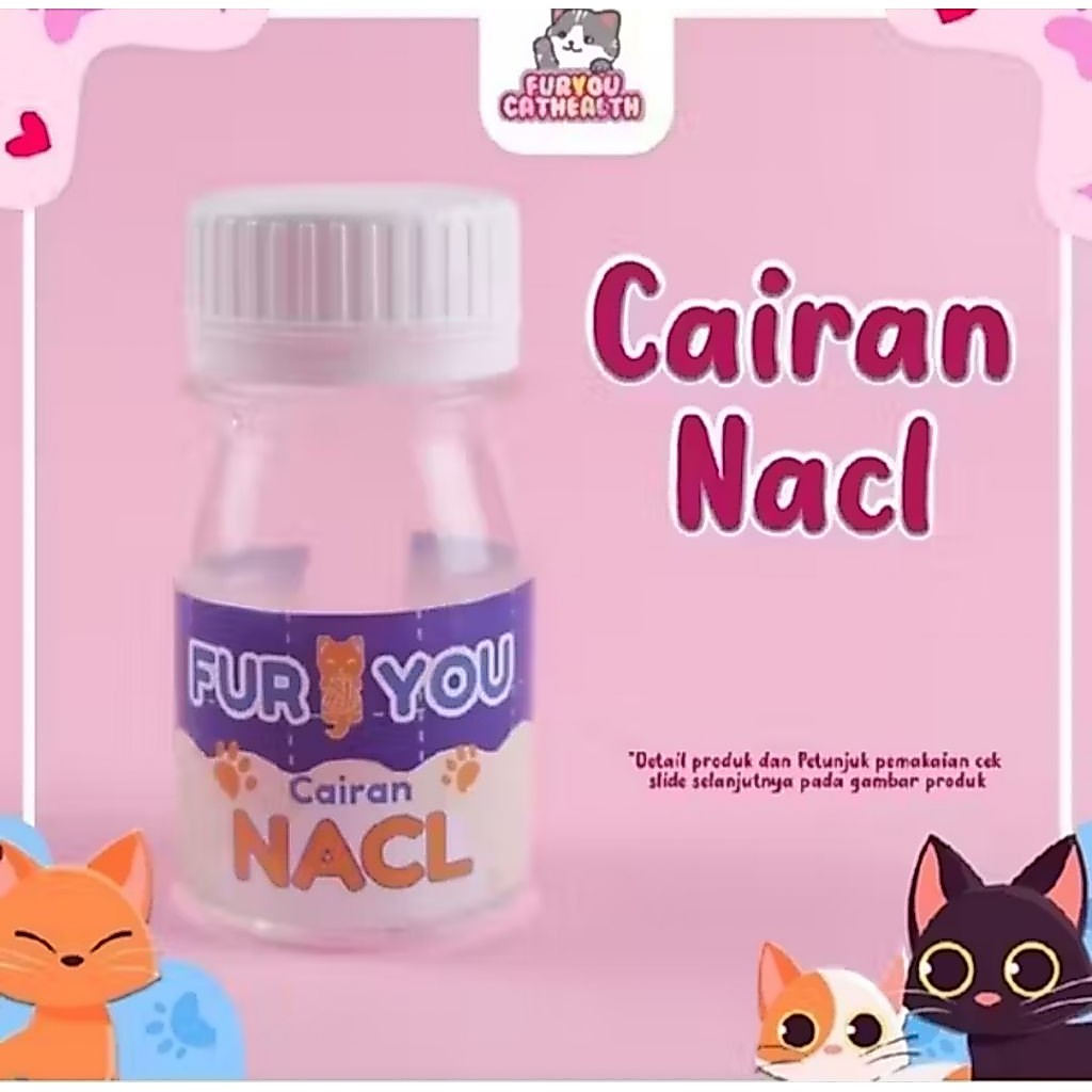 Furyou Cairan NACL Pembersih mata atau luka pada anabul